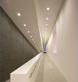 Installing recessed downlights in a room can help to create a feeling of more space, clean lines, and a clutter-free environment