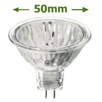 MR16 bulbs have a diameter of 50mm