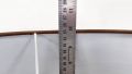 Measuring the depth of the whole lampshade viewed from the side