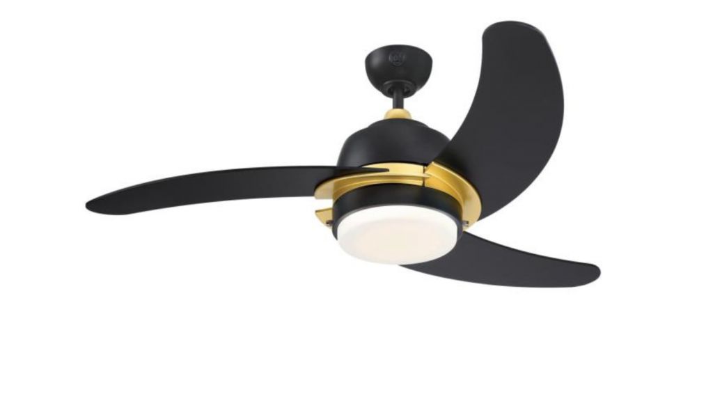 Ceiling Fan Gold Simone Matt Black 1.22m Westinghouse 73041