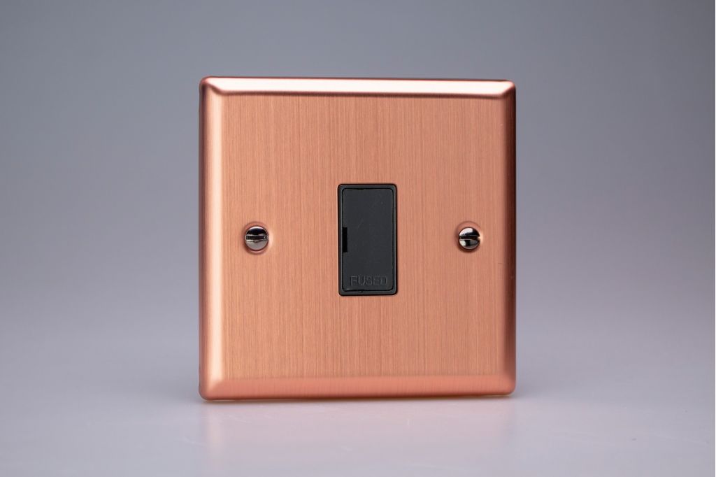 Fused Spur Copper Urban Brushed + Black Insert Varilight XY6UB.BC