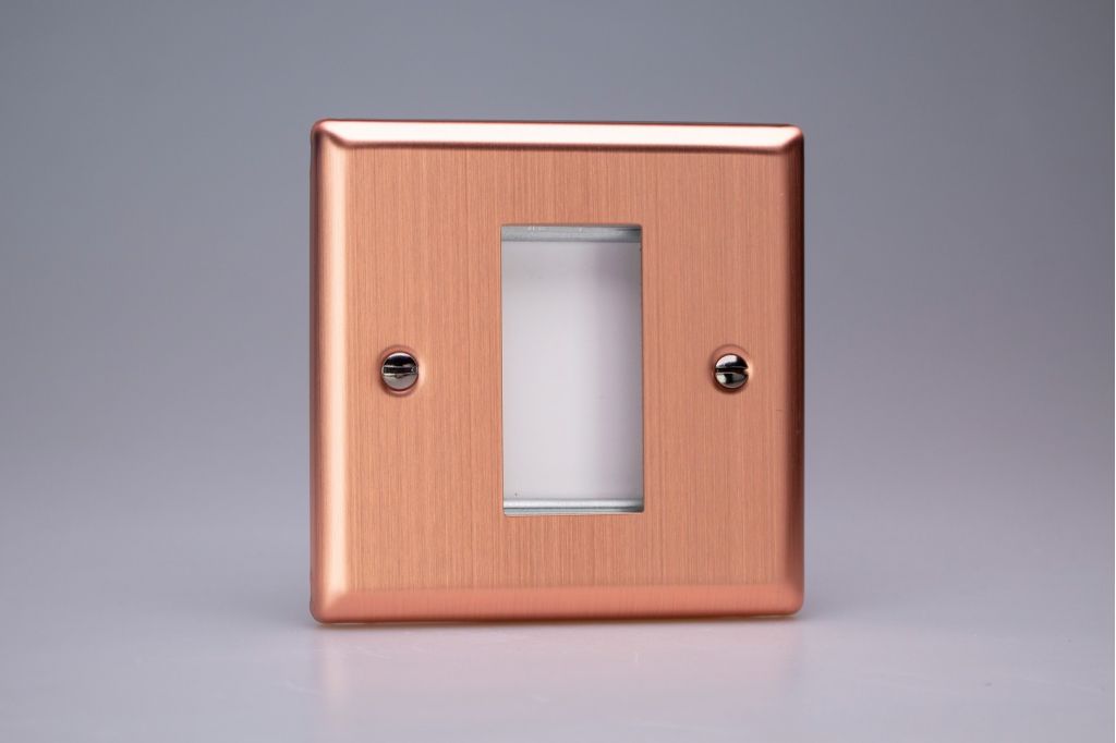 Modular Grid System Copper DataGrid Plate Urban Brushed 1 Space Varilight