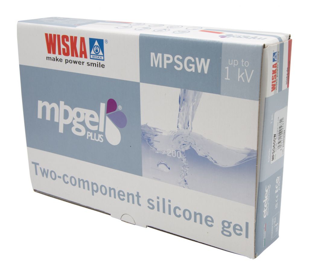 Gel Cable Joint Blue MP Junction Box Filler 420ml Transparent Wiska MPSG420W