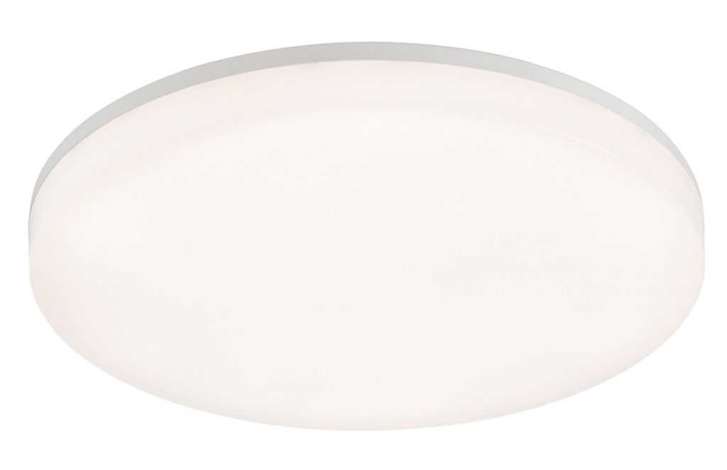 Ceiling Light White Puck LED IP44 2700K 4000K 6500K Non Dimmable 330mm Saxby