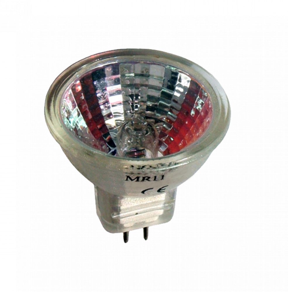 10w MR11 12v spot bulb for use with fibre optics GU4 no cover - £2.43