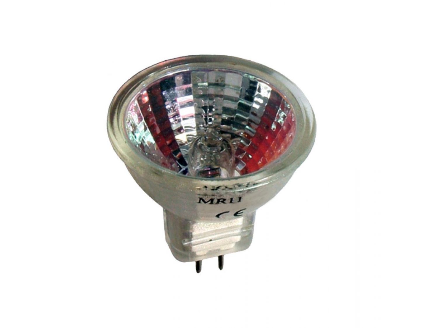 641131010 12v 5w Halogen MR11 GU4 Spot Bulb 3000K dimmable 30lm 12 beam fibre optic open front