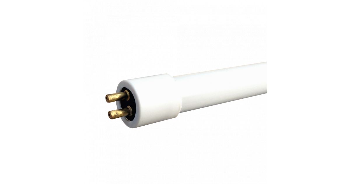 16w T4 fluorescent tube, 3400K, warm white, 480mm inc, 470mm exc pins