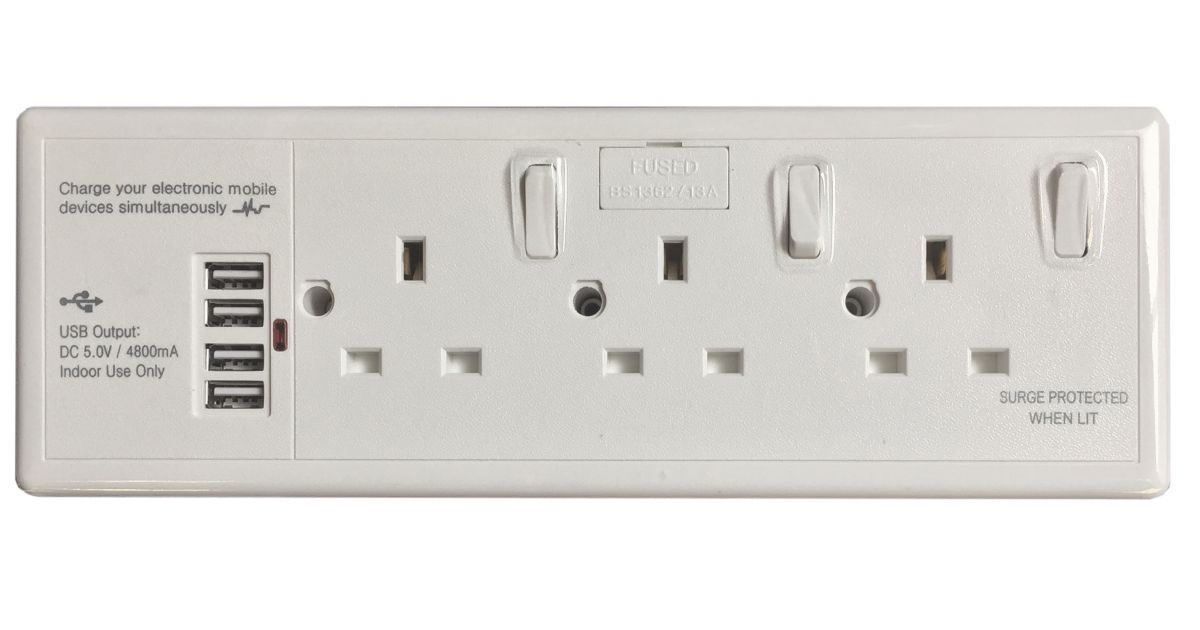Triple socket deals