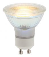 INL-34151-3K: 5w LED GU10 Bulb, 3000K, Glass, Dimmable, 400lm, 120° Beam : InLight - from £2.84