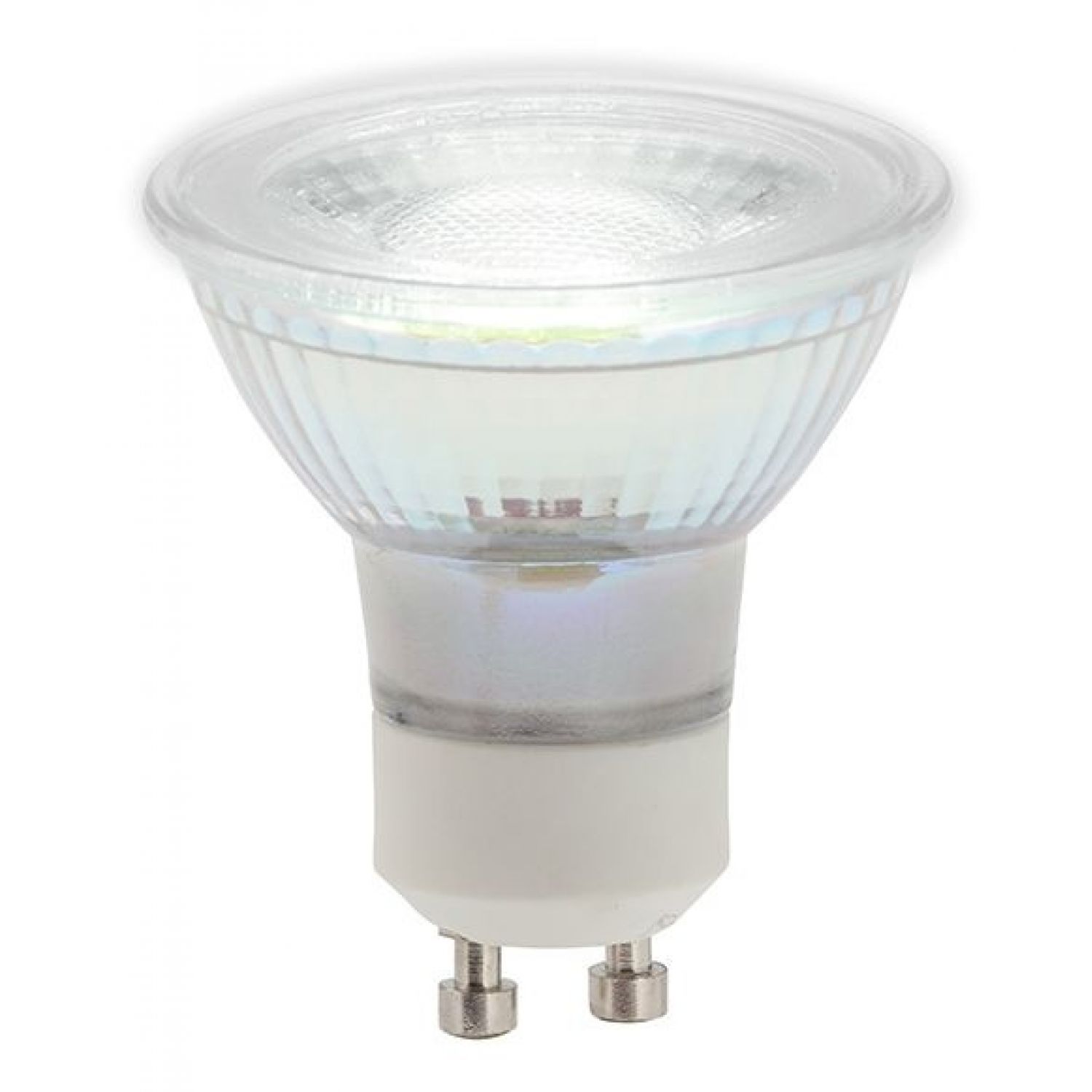 InLight INL-34151-4K: 5w LED GU10 Bulb, 4000K, glass, dimmable, 400lm, 320°  beam - from