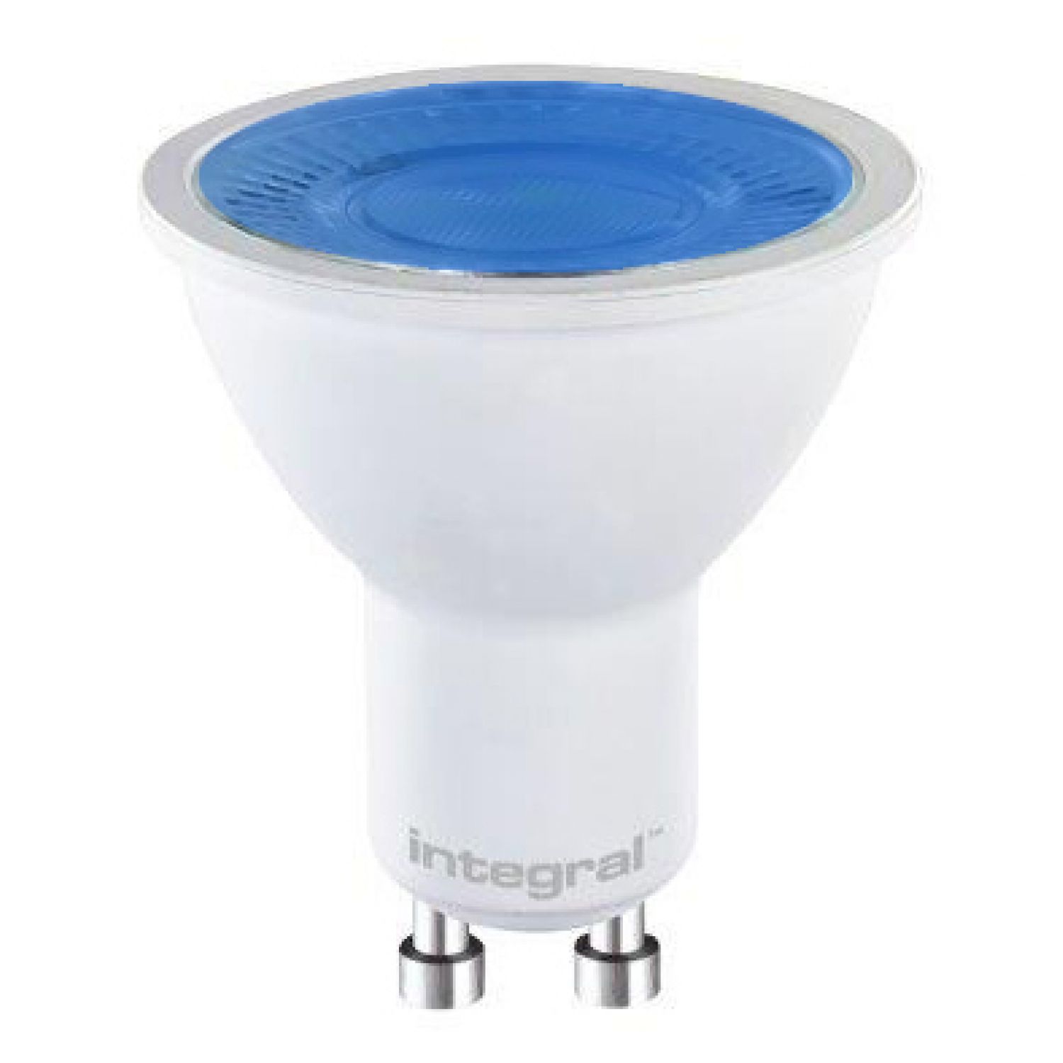 Integral 5w LED GU10 Bulb, blue, non dimmable, 60lm, 40° - from £2.02