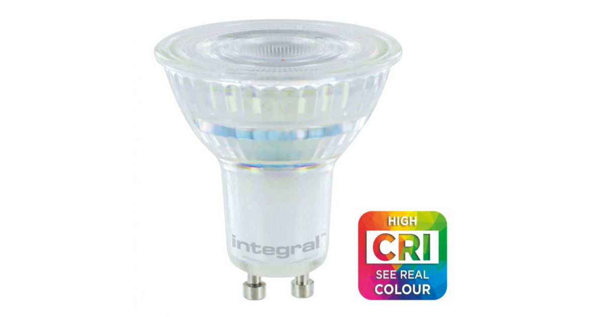 5w High CRI GU10 LED spot bulb (3000k, dimmable, 400lm =50w