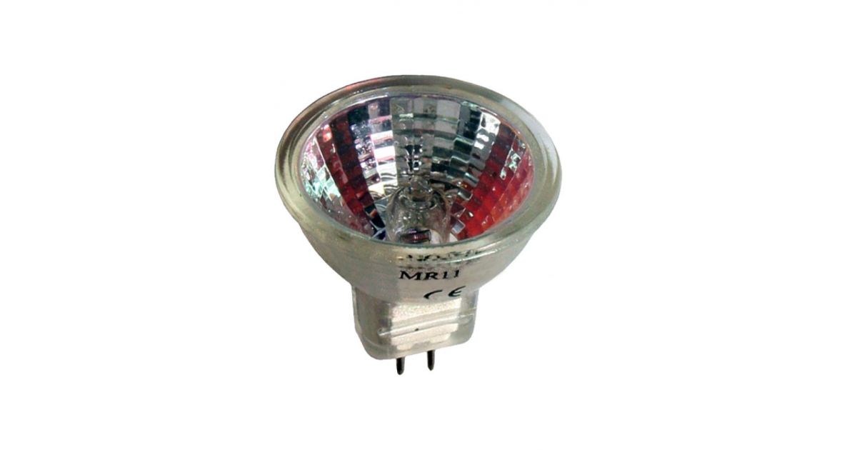 5w MR11 12v Halogen spot light bulb (GU4, fibre optics, low voltage