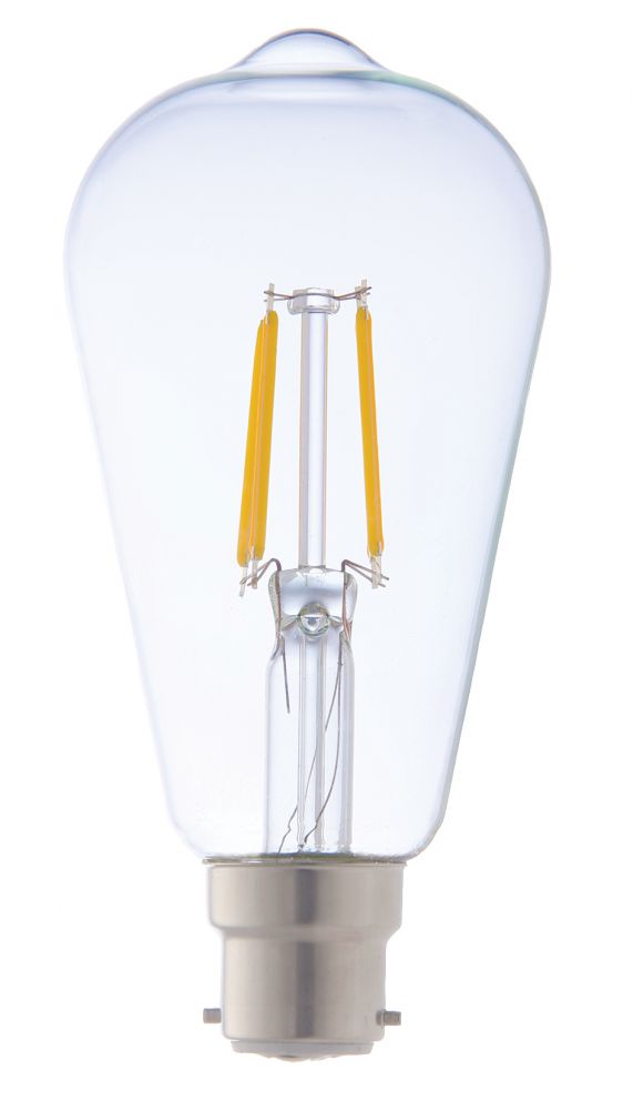 6w Filament LED ST64 dimmable 2700K B22 660lm 55w 4676 From 4 38
