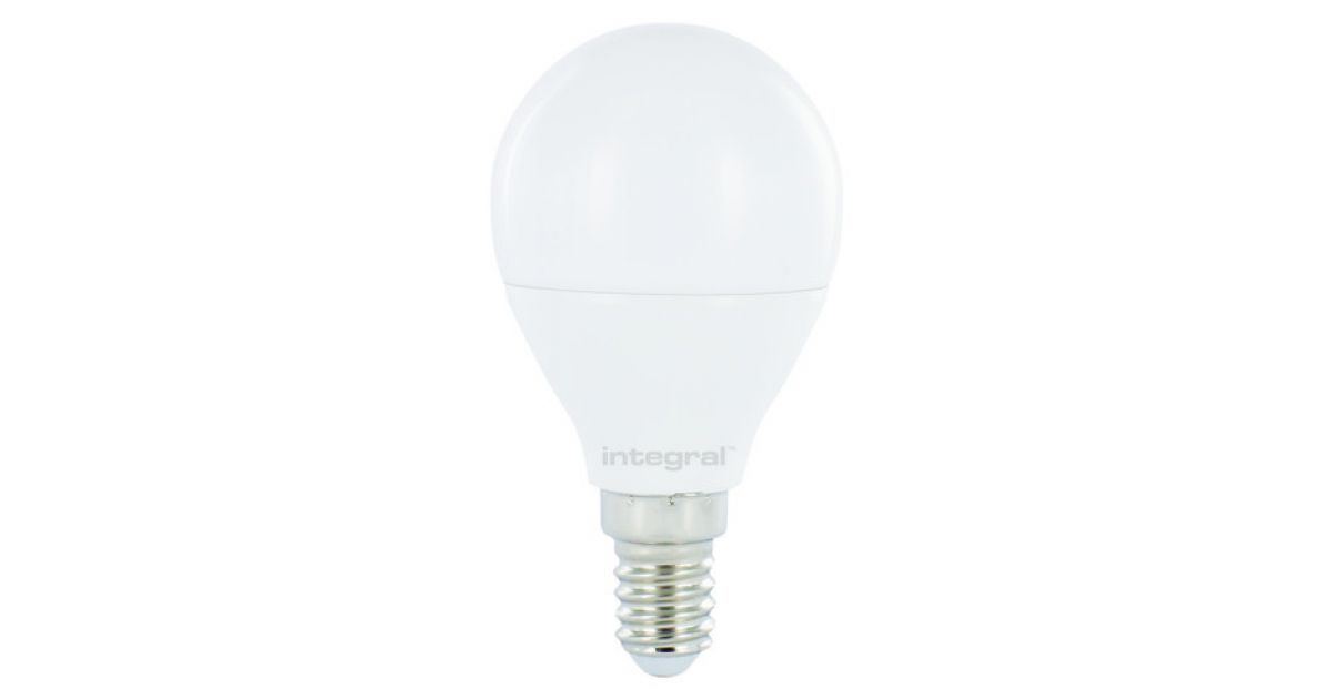 7.5w LED Golf Ball Bulb (2700K, frosted, non dimmable, E14, 806lm =60w) ILGOLFE14NC040 from £2.74