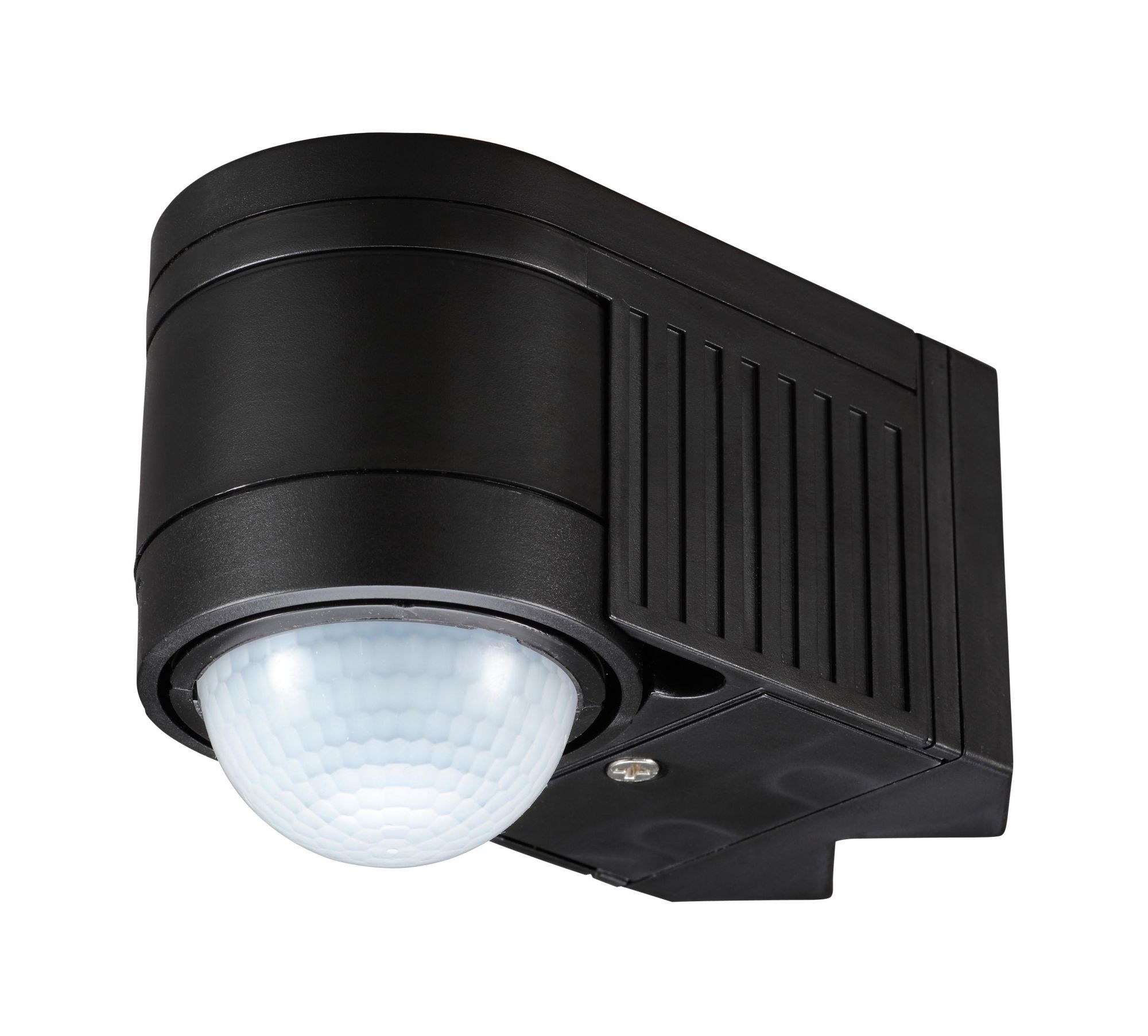 ZN-25152-BLK: Alia Corner PIR Sensor, IP44, Black, 12m Max