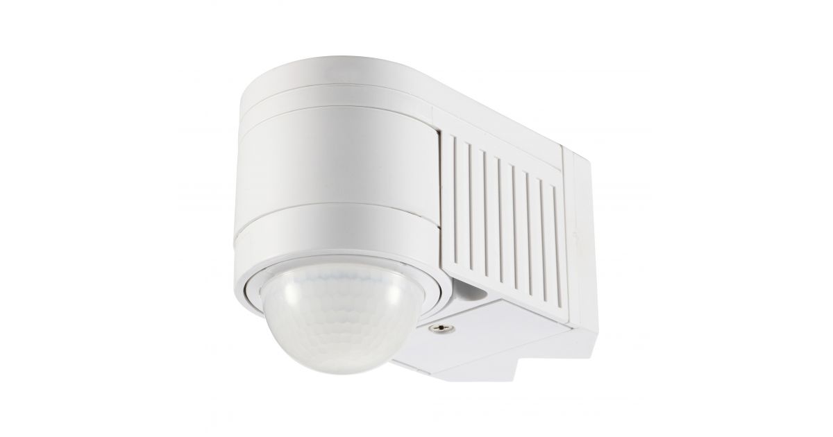 ZN25152WHT Alia Corner PIR Sensor, IP44, white, 12m max