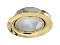 LMLVB01: 12v, 20w, Halogen Recessed Cabinet Light, Polished Brass, Low Voltage : Leyton Lighting - from £2.92