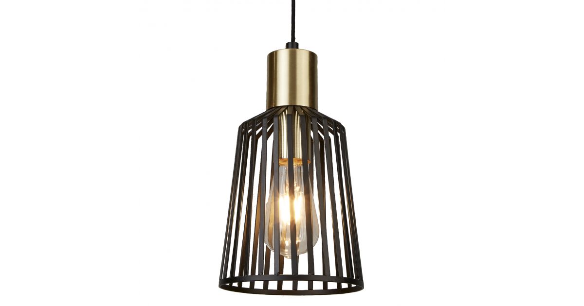 Searchlight 9412BK Bird Cage Light, 16cm, matt black from £37.08