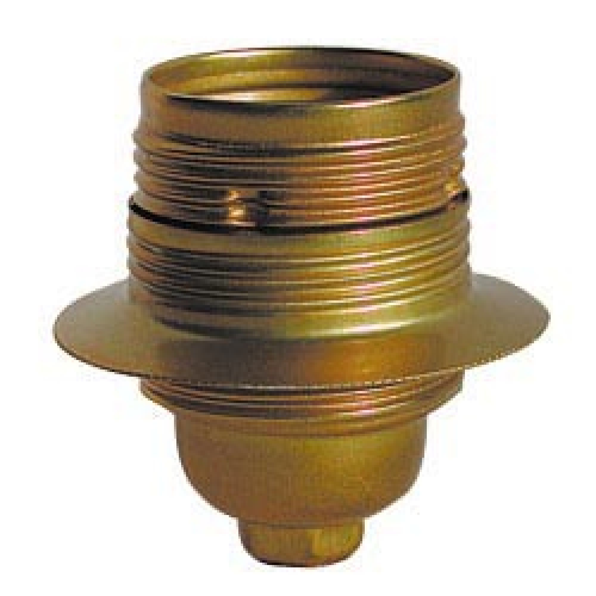 Lyvia Electrical 7174 Brass Lamp holder, ES E27, 10mm entry from £2.73