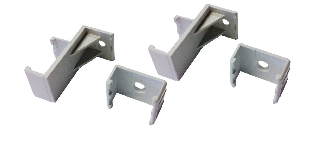 Fixing Bracket Clips for T4 Fluorescent Light (Pack of 2