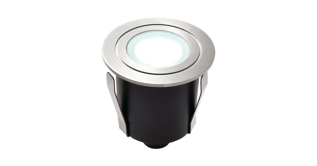 Saxby 67361 Hayz 1.2w LED Decking Light, IP67, 6500k, daylight white