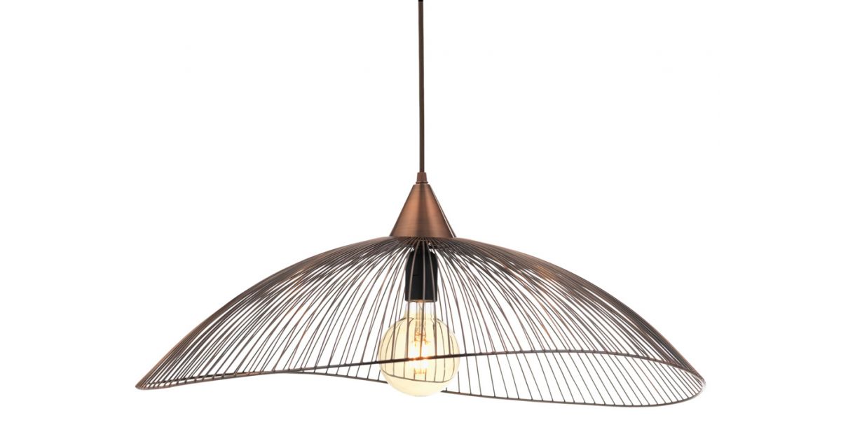 Helious Light 6178/1 CU: Helios Light, Copper, 660mm : Oaks Lighting