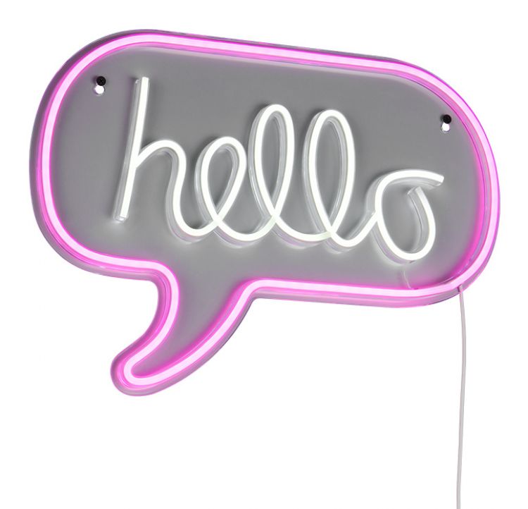 R23711100: Hello LED Wall Light, USB-C 5v Input : Trio