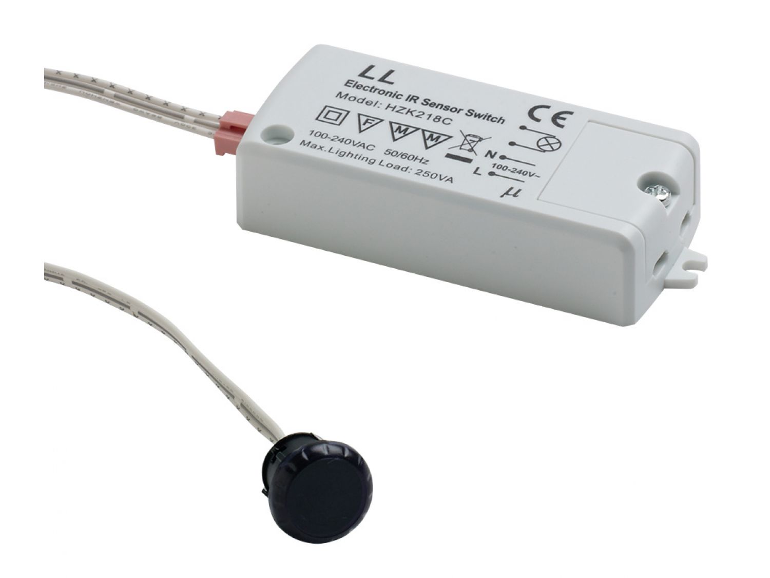 Infra red on off motion sensor mains low voltage IR LLSENS