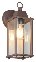 201960124: Olona Wall Light, IP23, Rusty Brown : Trio - from £20.69