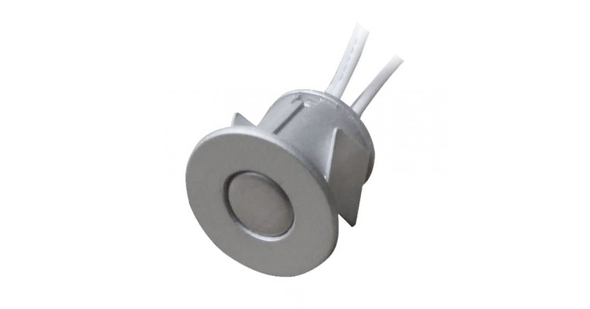Recessed Touch Dimmer 12v/24v Silver Finish 22mmx18mmx2mm, RECTD from