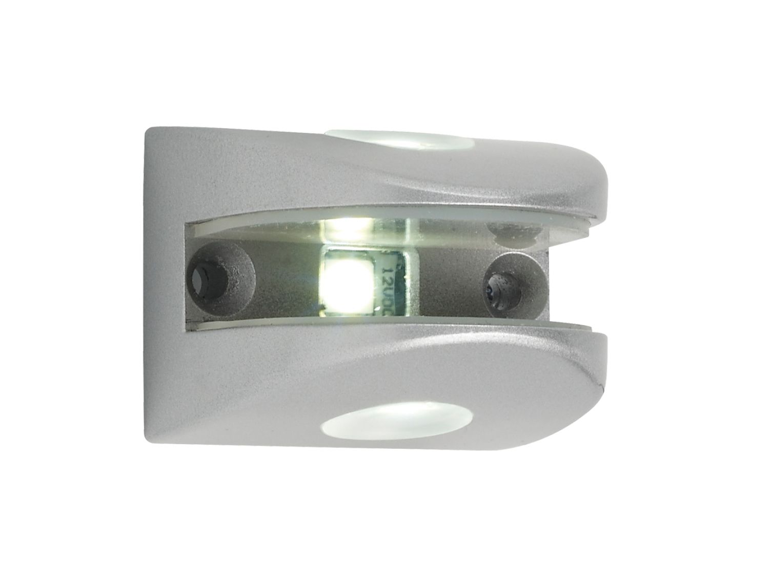 Shine shelf clip light for glass shelves warm white, aluminium, LED, 12v, 1.5w, DRIVER REQUIRED 