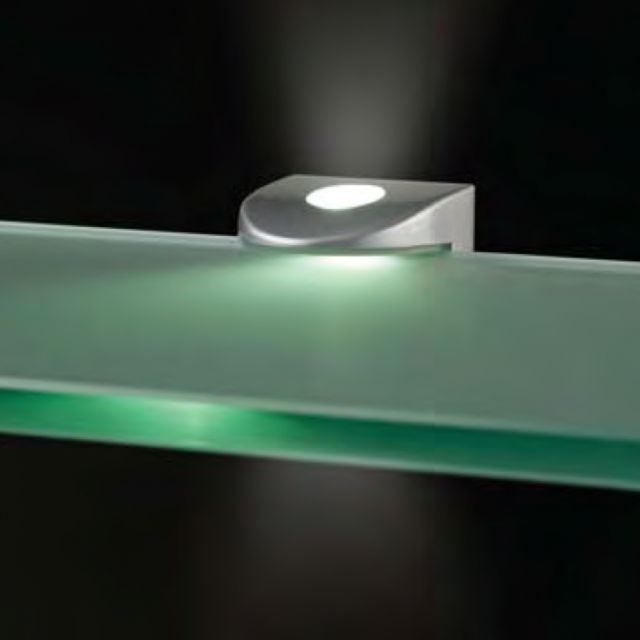 Shine shelf clip light, white, aluminium, LED, 12v, 1.5w, SHINECW