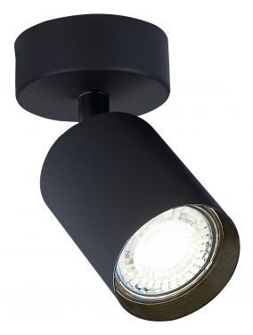 ILDIA014: Siena Single Spot Light, Matt Black, GU10