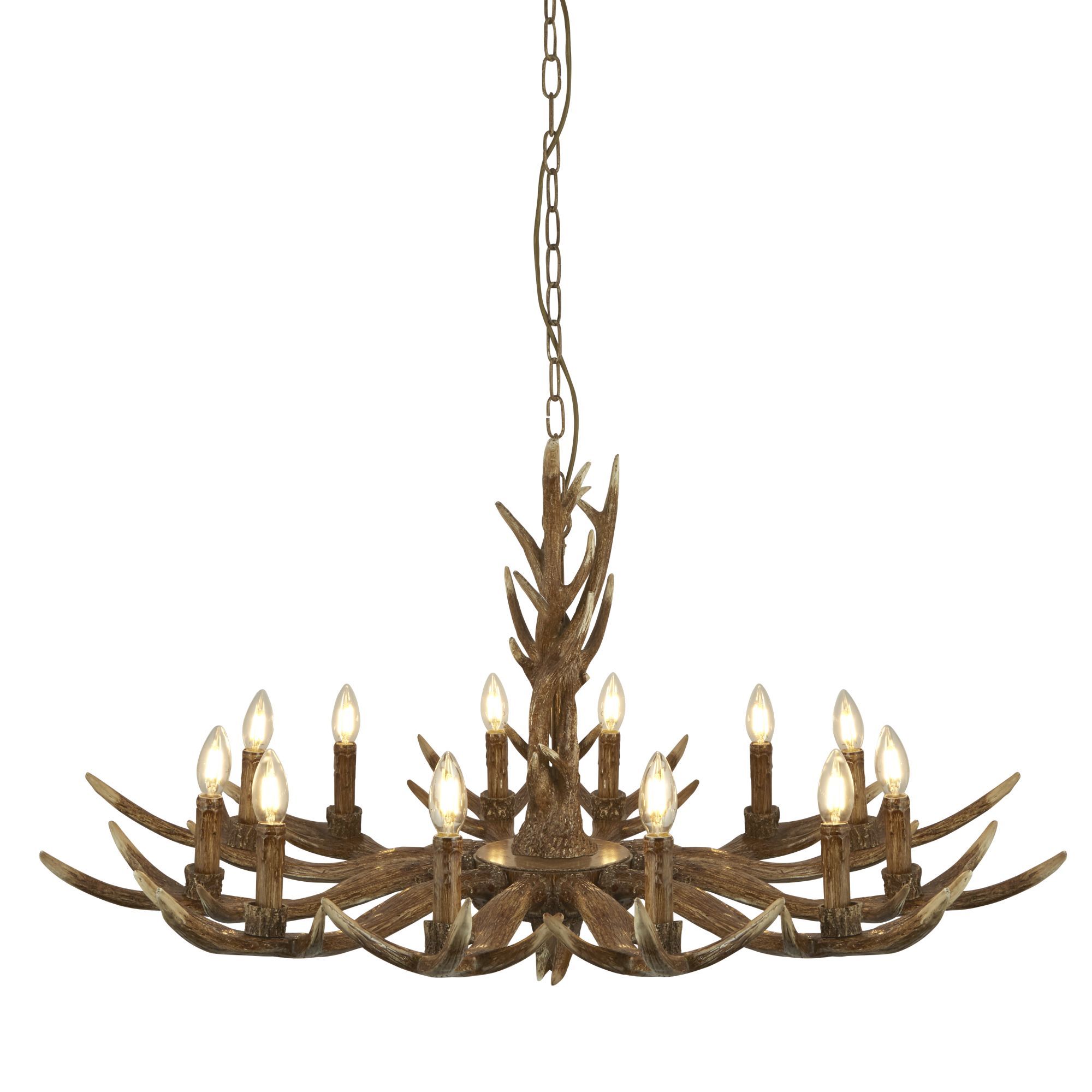 Searchlight 6416 12BR Stag 12 Light Brown From 444 17