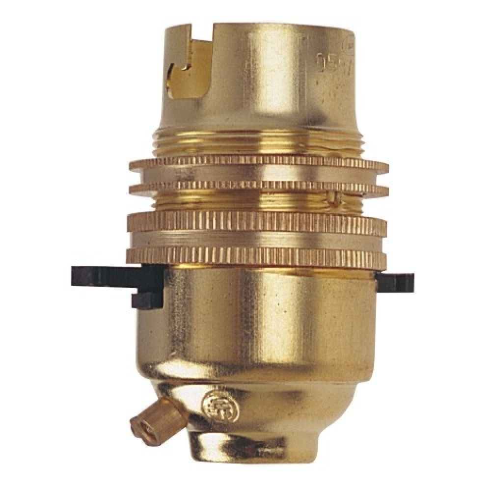 Switched Brass Lamp Holder (BC) 101 from £1.92