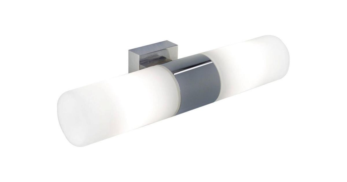 17141029: Tangens 2 Wall Light, IP44, Chrome : Nordlux