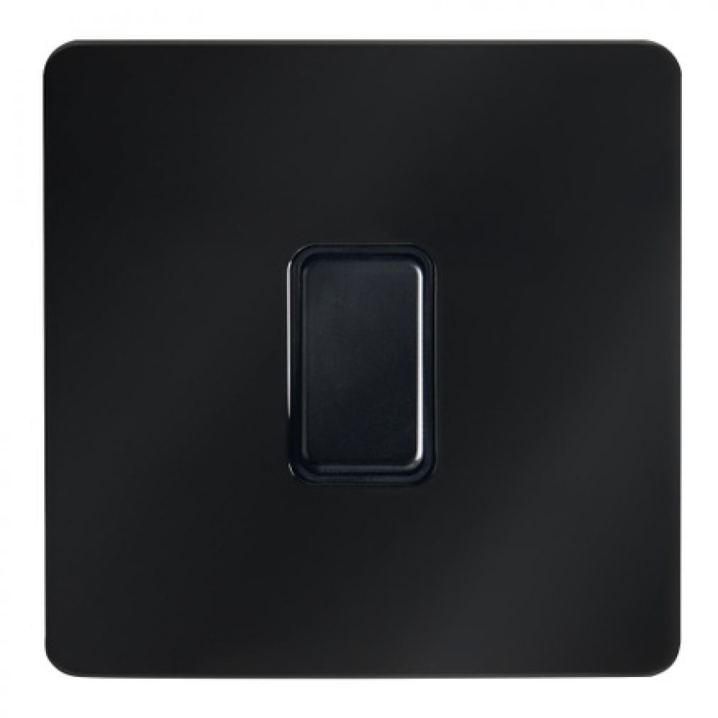 CUL-44836: Wireless Kinetic Grid Switch Frame, Black Chrome