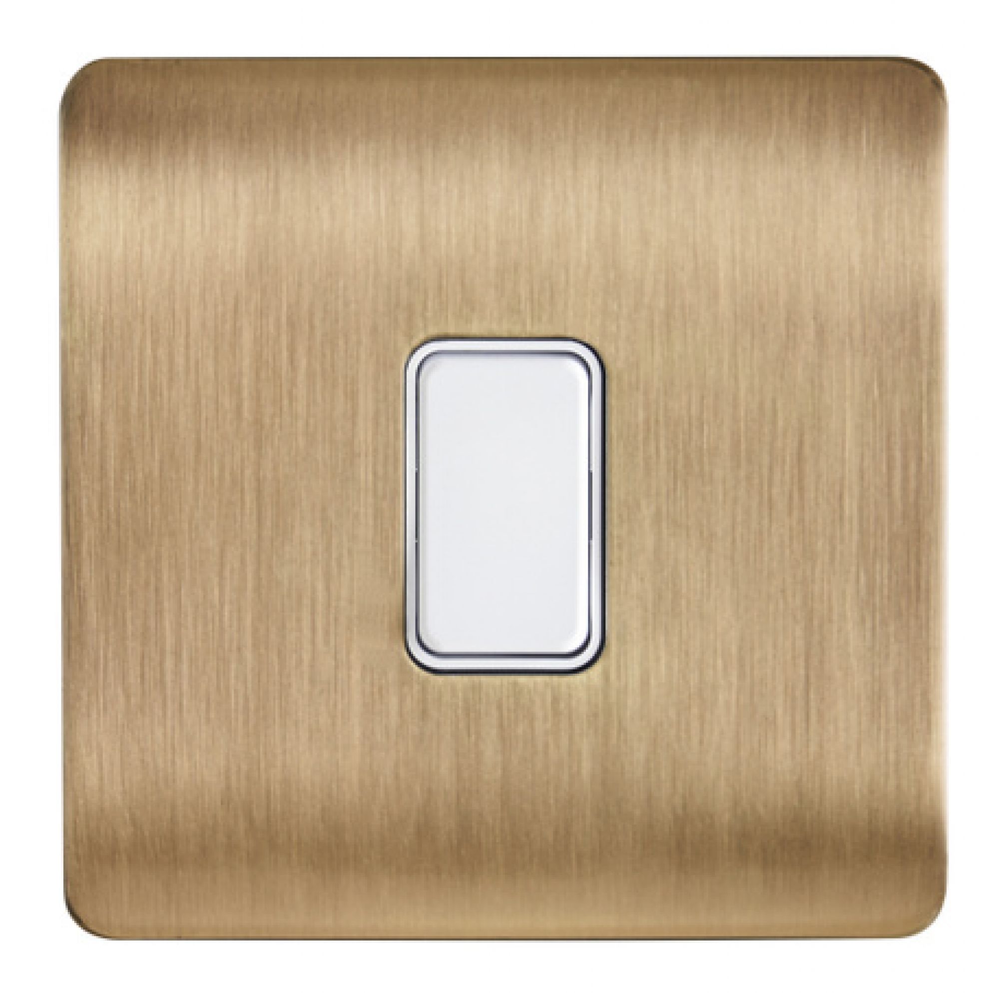 CUL-44838: Wireless Kinetic Grid Switch Frame, Satin Brass