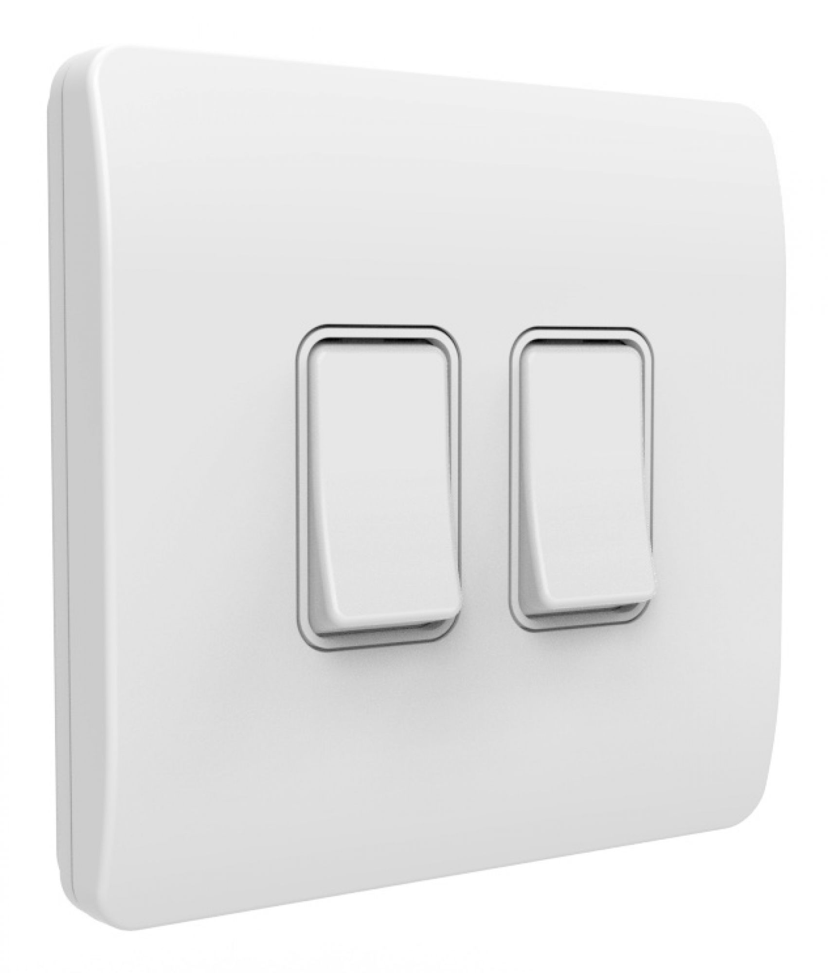 CUL-42501: Wireless Kinetic Grid Switch Frame, White